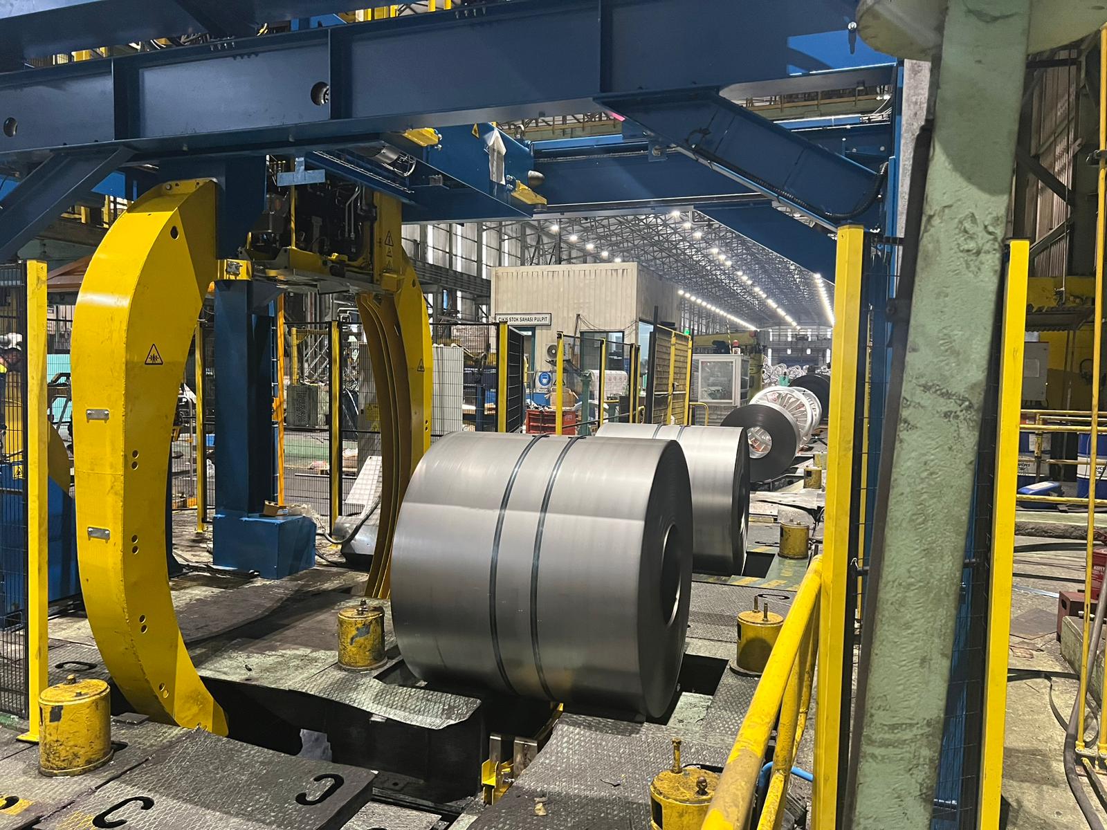 Steel coil production line — heavy industry automation